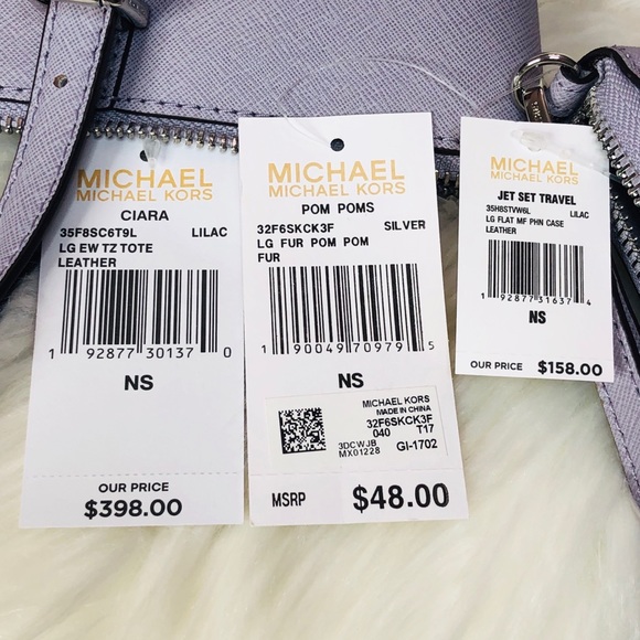 3PCS Michael Kors Large Ciara Tote Wallet Charms - Picture 8 of 8